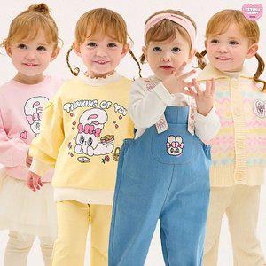 [에스더버니리틀] 가을 인기 신상 S.A.L.E 등원룩 활동복 - 상하복/원피스/티셔츠/팬츠