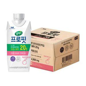 셀렉스 프로핏 웨이프로틴, 복숭아, 330ml, 12개