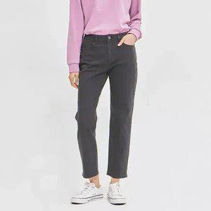 여) 온라인 전용 라이크라 컬러 면 데님 팬츠 WL3DRS578-CH