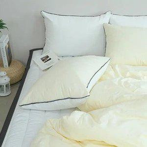 스누즈 면고밀도 마일드 옥수수솜 무봉제 차렵이불 베개세트