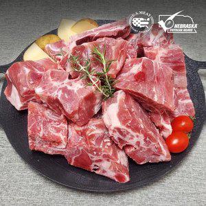 프레시누리 감자탕 찜용 통큰 돼지목뼈 900gX2팩