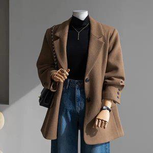 (안나앤플러스) A. 헤븐 울 클래식 자켓[자켓C0906P03] 빅사이즈