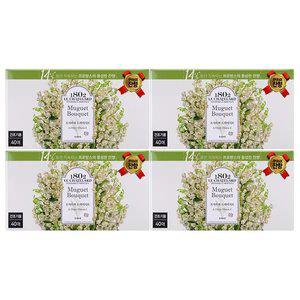 르샤트라 건조기용 드라이시트 뮤게부케향, 40매, 4개