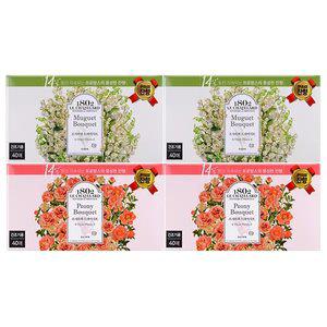 르샤트라 건조기용 드라이시트 피오니부케, 40매, 2개 + 뮤게부케, 40매, 2개