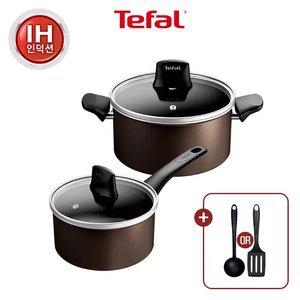 [테팔] 뉴이노바시오 인덕션 냄비 2종 (양수20+편수18) +비앤비뉴 조리도구 1개