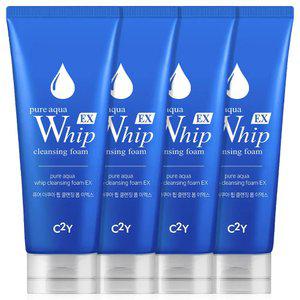 아쿠아 휩 폼클렌징 225ml 4개 클렌징폼 대용량 약알칼리성 세안 세수