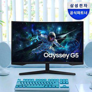 삼성전자 오디세이 G5 S27CG550 68.4cm (27인치) 게이밍모니터 QHD 165Hz 1ms