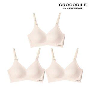 [크로커다일] 감탄브라 소프트핏 쉘론 후크형 브라3종 라이트베이지 CDWBR5M14_3