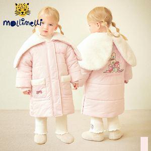 [몰리멜리] 윈터샤벳케이프후드패딩점퍼