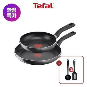 [테팔] 쿡이지 프라이팬 2종(팬20+팬28) +비앤비뉴 조리도구 1개