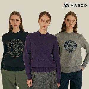 [마르조][1종]모크넥 풀오버 니트HBFFB316