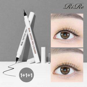 [3개] 리르 리얼 타투 펜 아이라이너 - 아이라인 붓펜 리퀴드 워터프루프