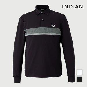 [INDIAN] 절개 카라형 티셔츠_MIGALXW9311