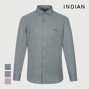 [INDIAN] 바스켓 솔리드 셔츠_MIENL3W9101
