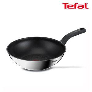 테팔 인덕션 티타늄1X 스테인리스스틸 에센스쿡 웍 28cm