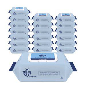 깨끗한 숨 땡큐 물티슈 100매  x 10팩 20팩 아기물티슈