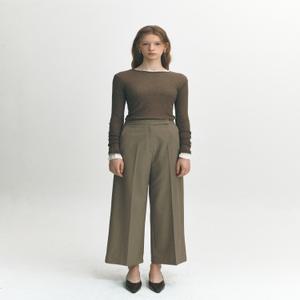 [에브레] 60% 메이와이드팬츠 베이지 / 최초가 84,000