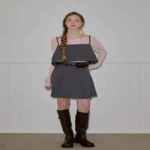 [에브레] 크롭뷔스티에 _챠콜