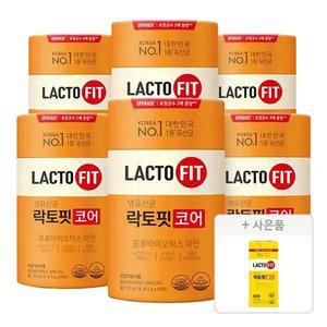 [혜택가 99,000원] 락토핏 코어, 60개입, 6개 + 증정 ( 골드 30포, 1개 )
