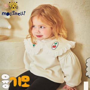 [몰리멜리] 하트레이스카라융기모티셔츠