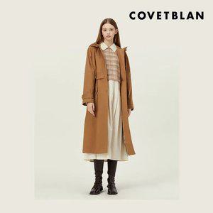[COVETBLAN] 후드 트렌치코트(V226MCT102W)