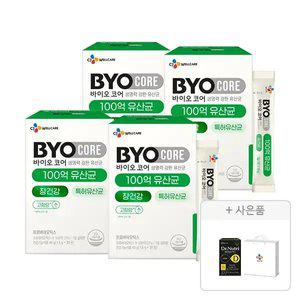 CJ바이오코어 건강한생유산균 100억 유산균 1개월분, 30포, 4개 + 증정 (닥터뉴트리 비