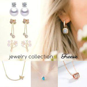 11월 즉할 [freesie] 14K 귀걸이 목걸이 진주 귀걸이 순은목걸이 은 실버 s925 쥬얼리