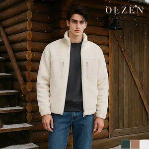 [올젠] 남녀공용 하이넥 플리스 집업 자켓 (ZMC4TC1303)