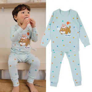 플라이하이 싱글스판내의 유아 아동 실내복 잠옷 아기내복 상하의세트