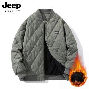 JEEP 남자 코튼 상의 캐주얼 재킷