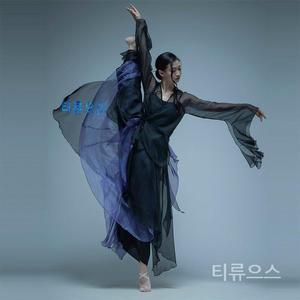 스커트 연습복 현대무용 입시 치마바지 한국무용 풀치마 댄스복 티류으스