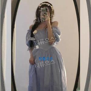 성인 공주 드레스 코스튬 졸업사진 컨셉 의상 코디 할로윈의상 티류으스