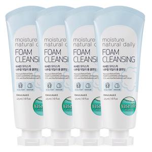 [그랜드십일절특가] 바세린 모이스처 내추럴 클렌징폼 225ml 3개/4개 택 외 선크림 핸