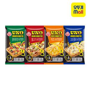 [본사직영][5+5] 오뚜기 UNO사각피자 콤비네이션/불고기/고르곤졸라/치즈 10개 골라담