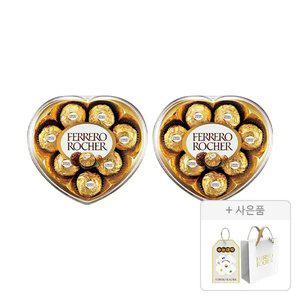 페레로로쉐 초콜렛 T8 하트, 2개+증정(수능대박 키링, 1개+쇼핑백 소형, 1개)