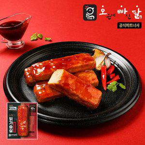[오빠닭] 고단백 스틱 닭가슴살 매콤바베큐맛 100g 4팩