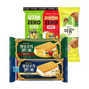 빙그레 바 아이스크림 30~36 골라담기 / 따옴바 키위 / 카카오 무지제로바 라이언제로