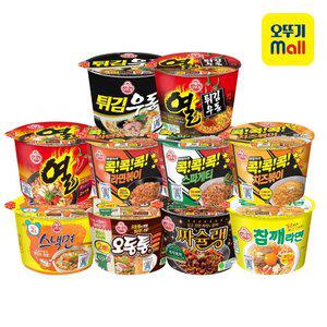 [본사직영][1BOX] 오뚜기 BEST 컵라면 큰컵 12개/참깨라면/콕콕콕/총 10종 골라담기 모