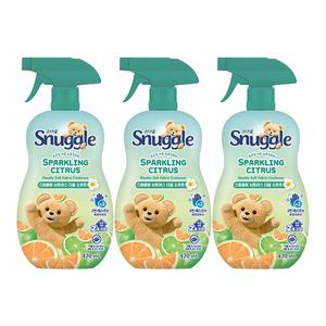 스너글 섬유탈취제 스파클링 시트러스 더블 소프트 470ml, 3개