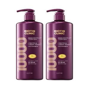 엘라스틴 비오틴클리닉 맥주효모 샴푸 1000ml, 2개