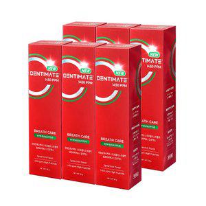 [크리오] 덴티메이트 1450 고불소 유칼리 구취케어 치약 스피아민트향 150g 6개+초극세