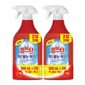 홈스타 맥스프레쉬 착붙는 락스, 900ml, 2입, 2개(총 4개)