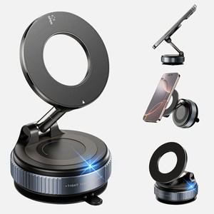 초강력 자석 진공 흡착 맥세이프 차량용 휴대폰 거치대