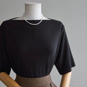 (안나앤플러스) A. 매직 보트넥 티셔츠[티셔츠D0825H03] 빅사이즈