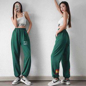 바지 재즈 패션 트레이닝 와이드 힙합 여자 댄스 팬츠
