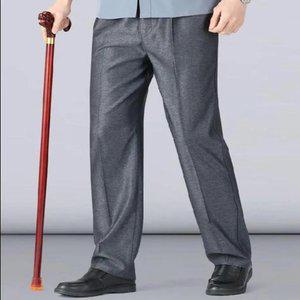 할아버지 얇은 바지 중년 노인 남자 부모님 밴딩 팬츠