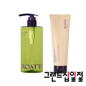 JMW 로아띠 피토레스트 안티헤어로스 샴푸 480ml + 이너 리페어 본딩 트리트먼트 250m