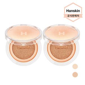 [한스킨] 누디씬 커버 쿠션 12g 2개 SPF50+ PA+++ (퓨어크림/퓨어베이지)