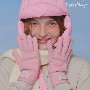 키스해링 핑거홀 울니트 남여공용 니트장갑