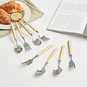 [모던하우스] ON 심플 커트러리 디저트스푼포크세트 8P 버터크림